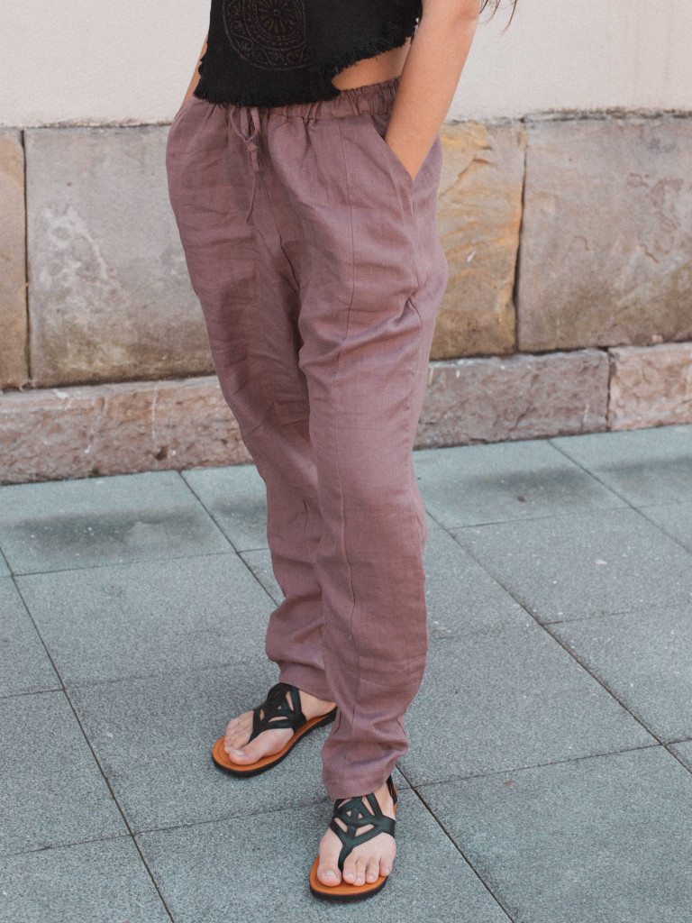 PANTALÓN RIBEIRONA CLEAR WINE