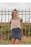 ADINA BLUE TOP/SKIRT