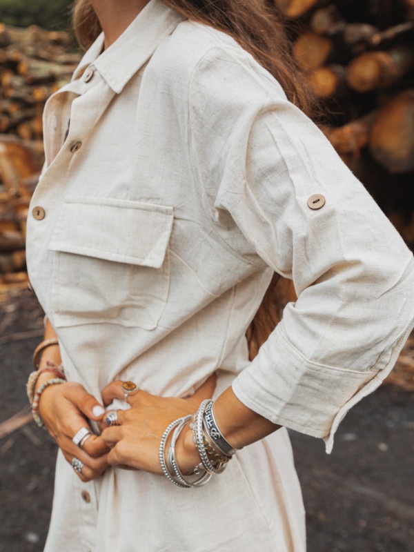 EXPLORER SHIRRED DRESS 2