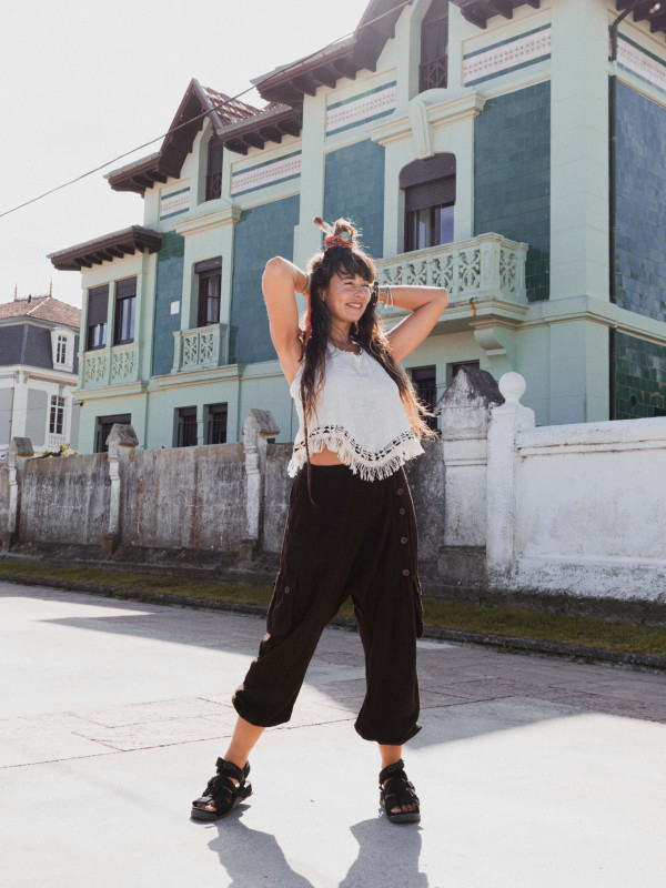 BROWN ON THE ROAD TROUSERS