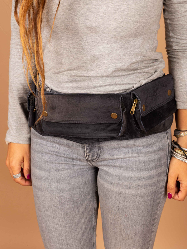 GLOBETROTTING  NAVY BLUE FANNY PACK
