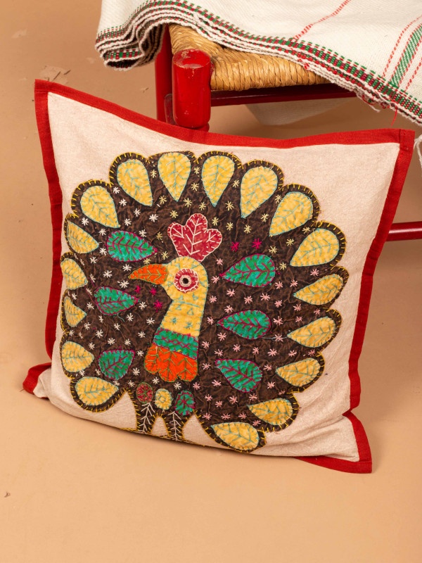 FUNDA COJIN PEACOCK 04