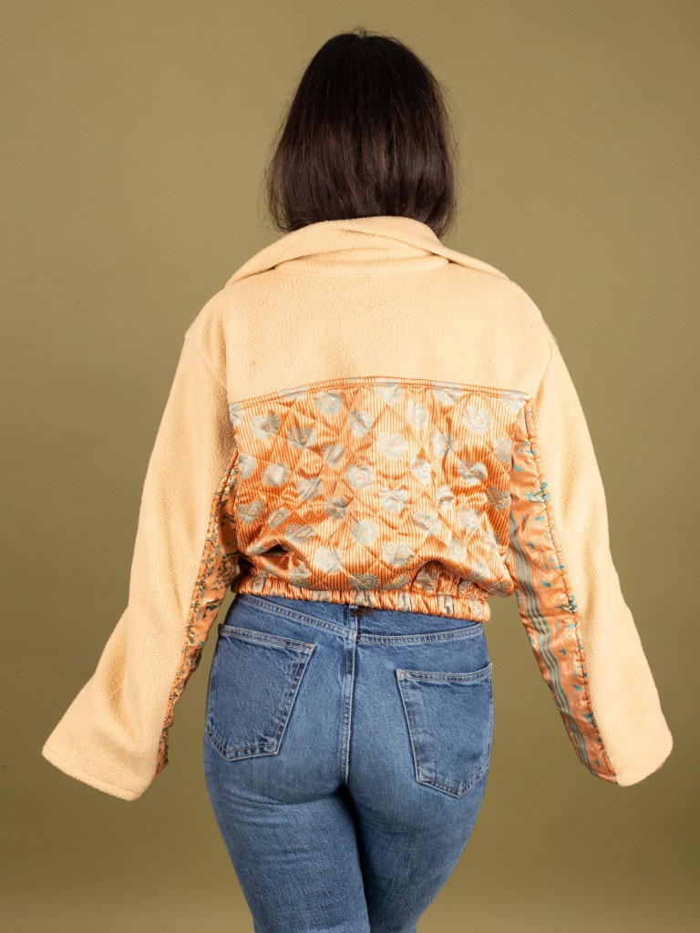 ANGLIRU CREAM FLEECE JACKET 15