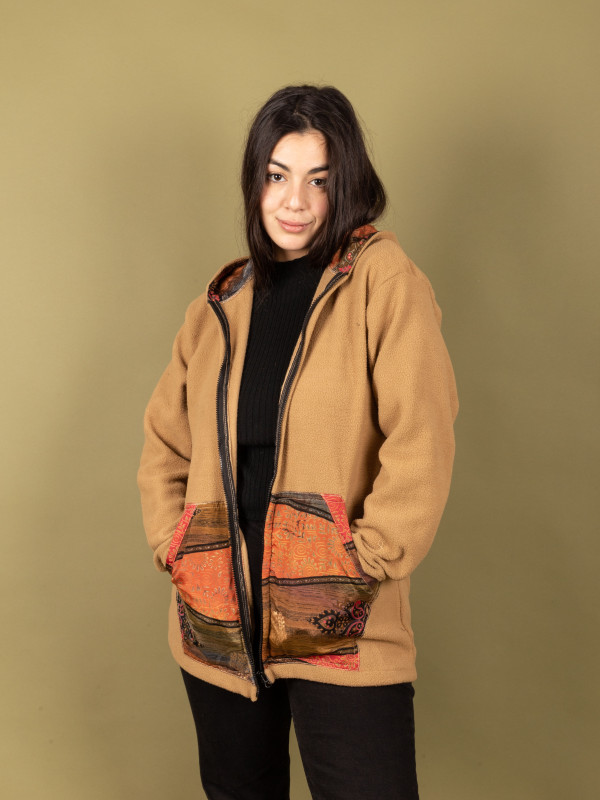 SUEVE BEIGE JACKET FLEECE 07