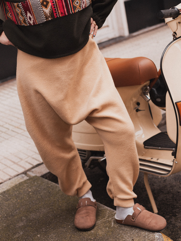 MONTAÑA CREAM BAGGY TROUSER