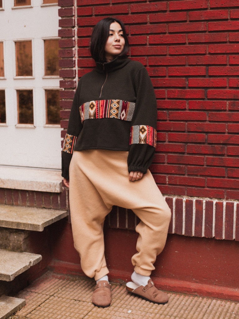 PANTALON BAGGY MONTAÑA CREAM