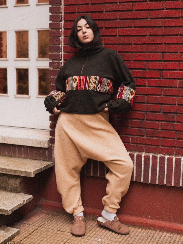 MONTAÑA CREAM BAGGY TROUSER