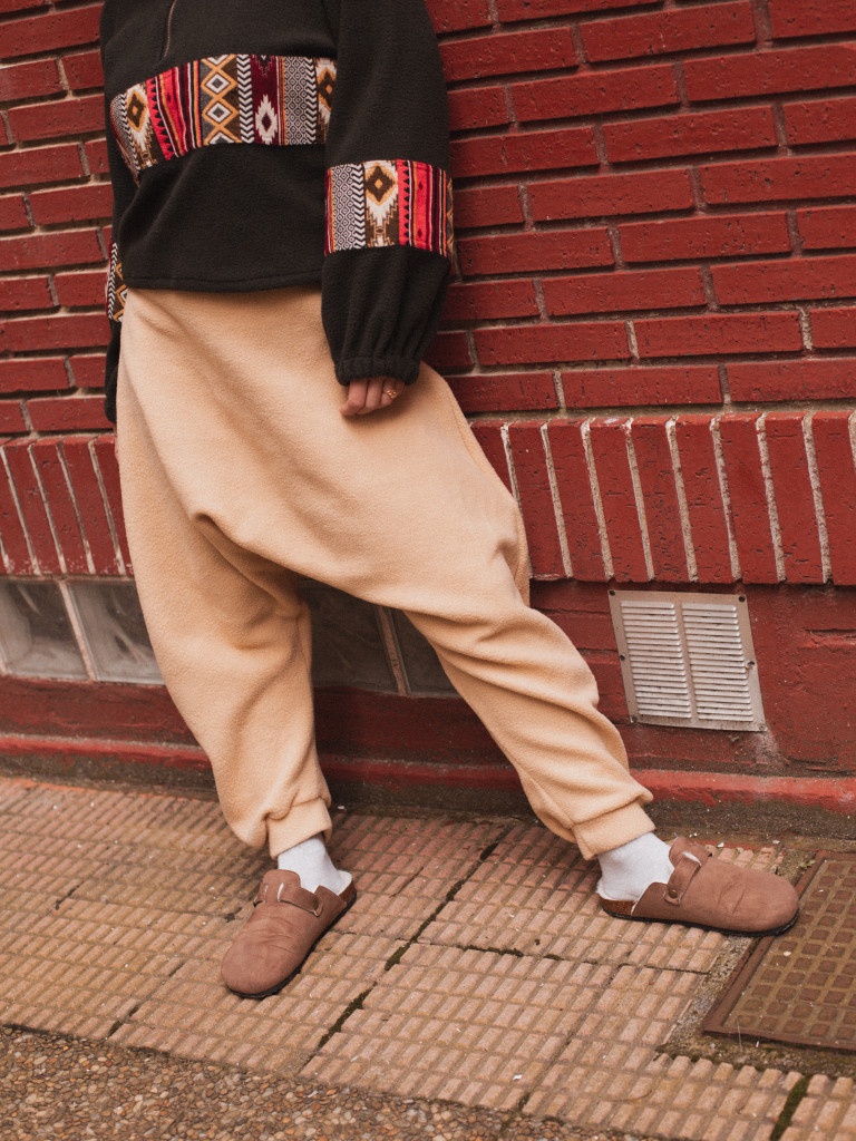 PANTALON BAGGY MONTAÑA CREAM