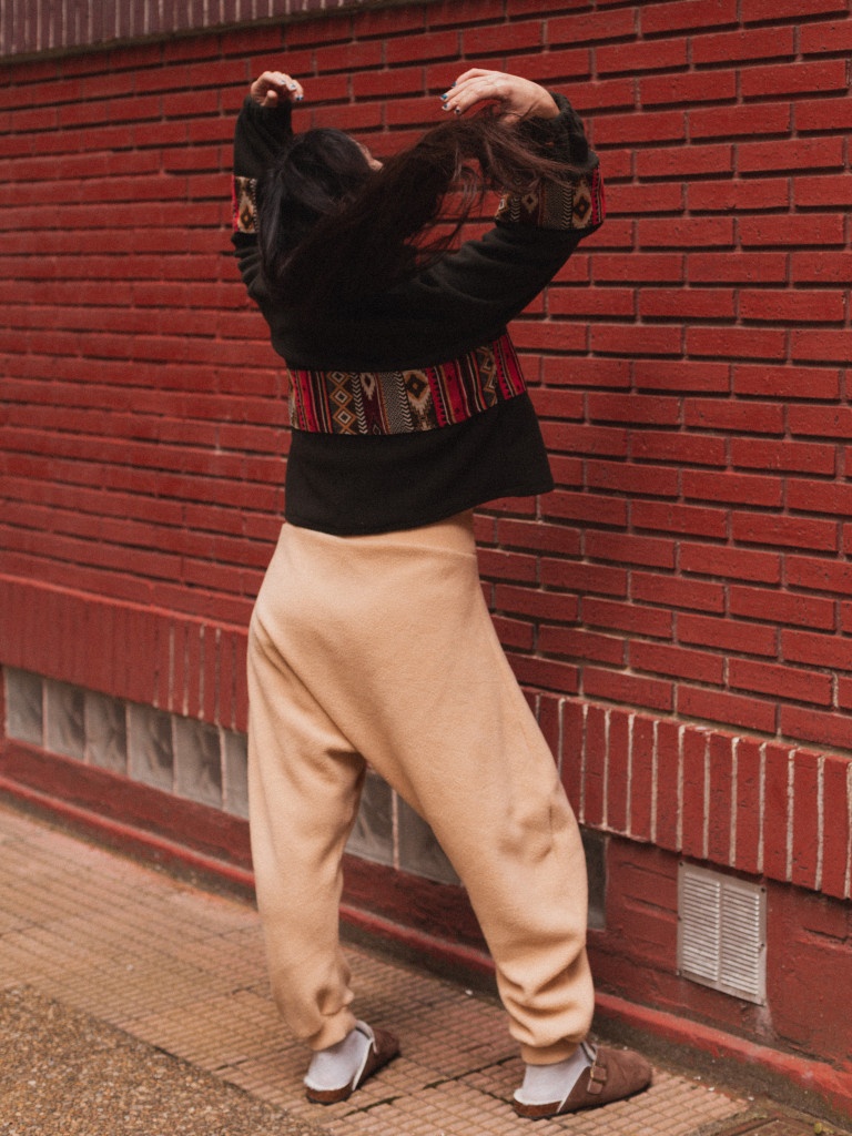 PANTALON BAGGY MONTAÑA CREAM