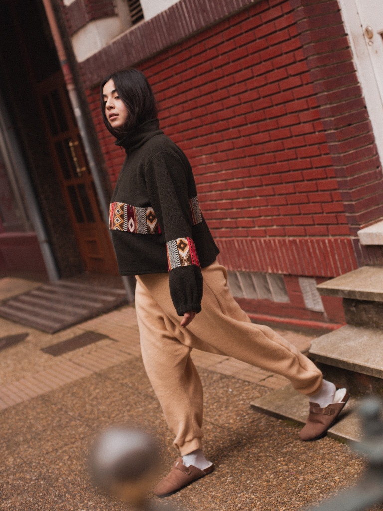 MONTAÑA CREAM BAGGY TROUSER