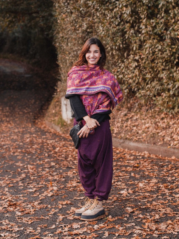 PURPLE BAGGY TROUSER 2