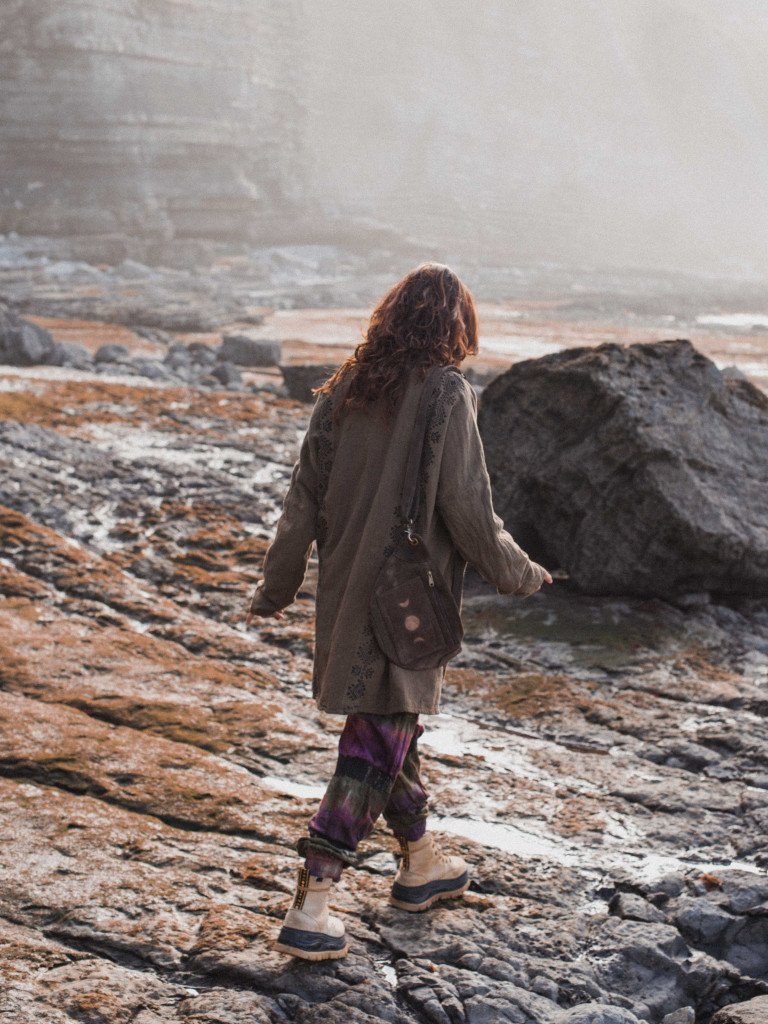 CHAQUETA LARGA KAHLÚA BROWN