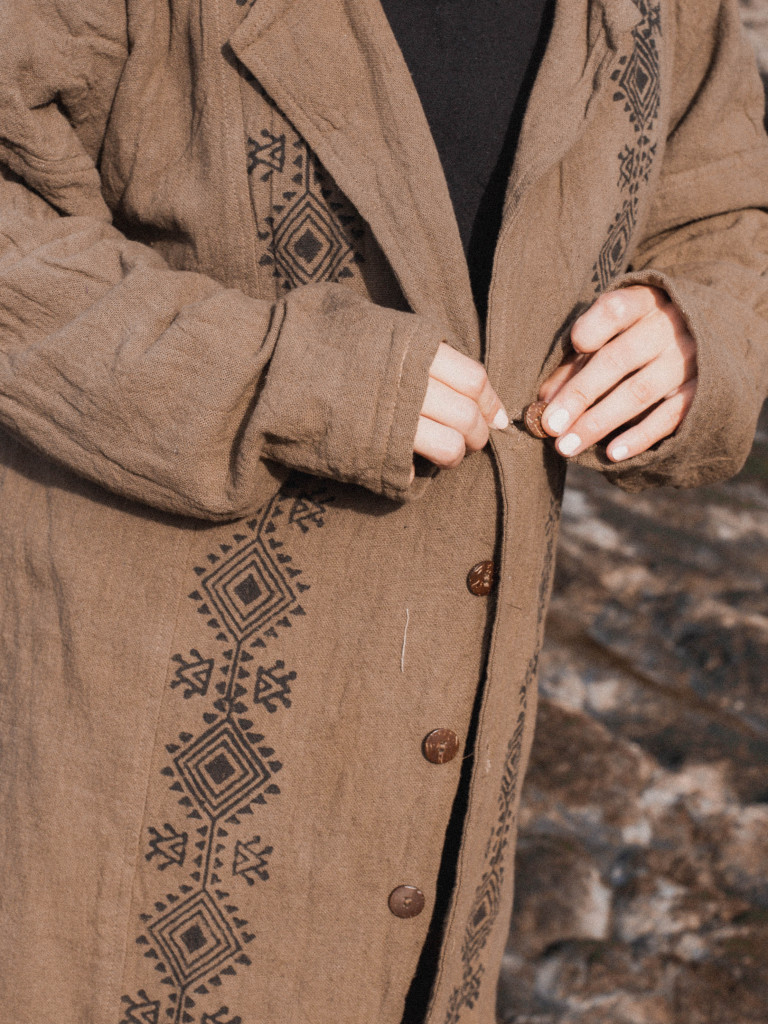 KAHLÚA BROWN LONG JACKET
