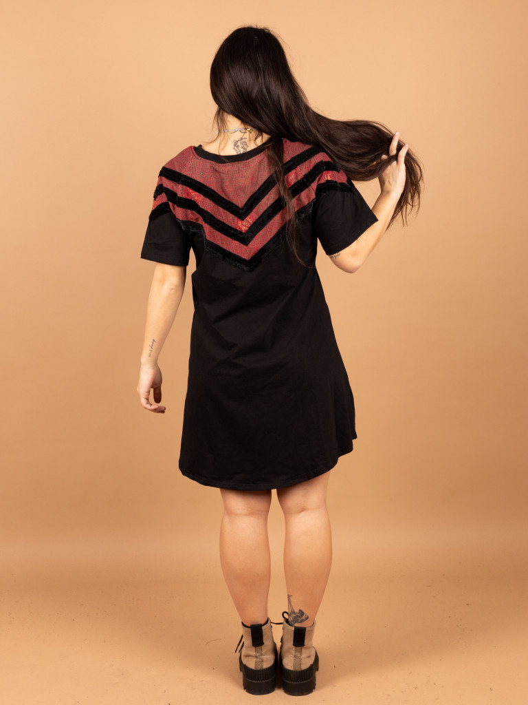 VESTIDO FOLKLORICO CORTO 04 (TALLA L/XL)