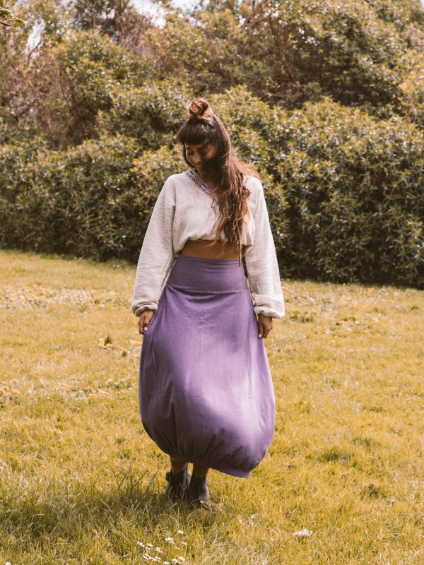 NUSKU LILA SKIRT