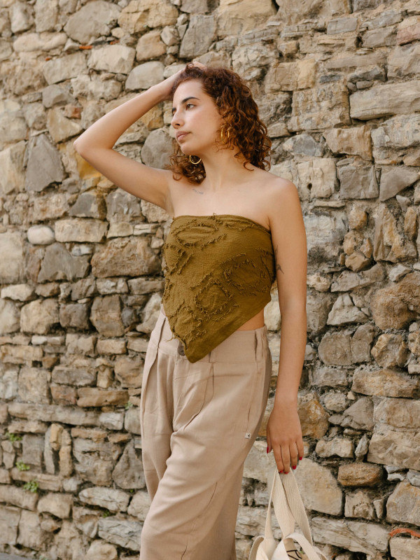 SCARF / BANDANA MEROE CAQUI