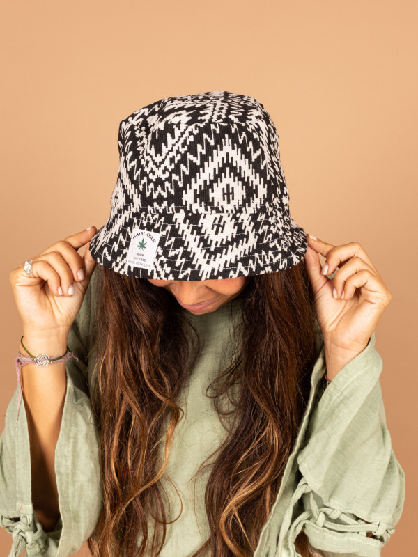 GORRO BUCKET CAÑAMO ETNIC 02