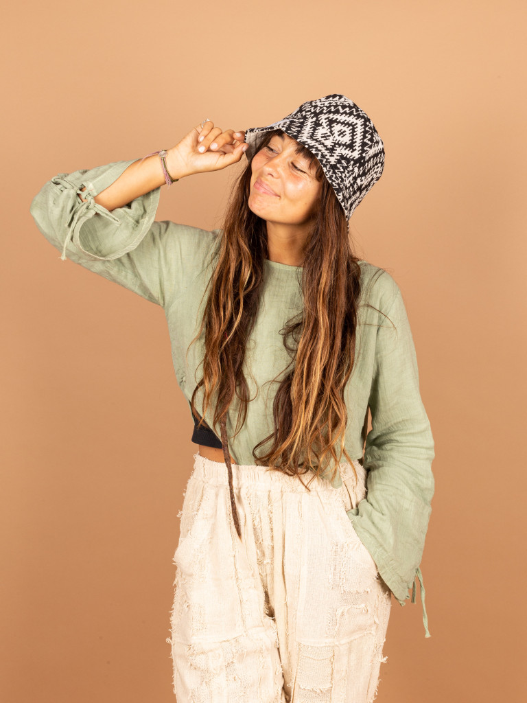 GORRO BUCKET CAÑAMO ETNIC 02