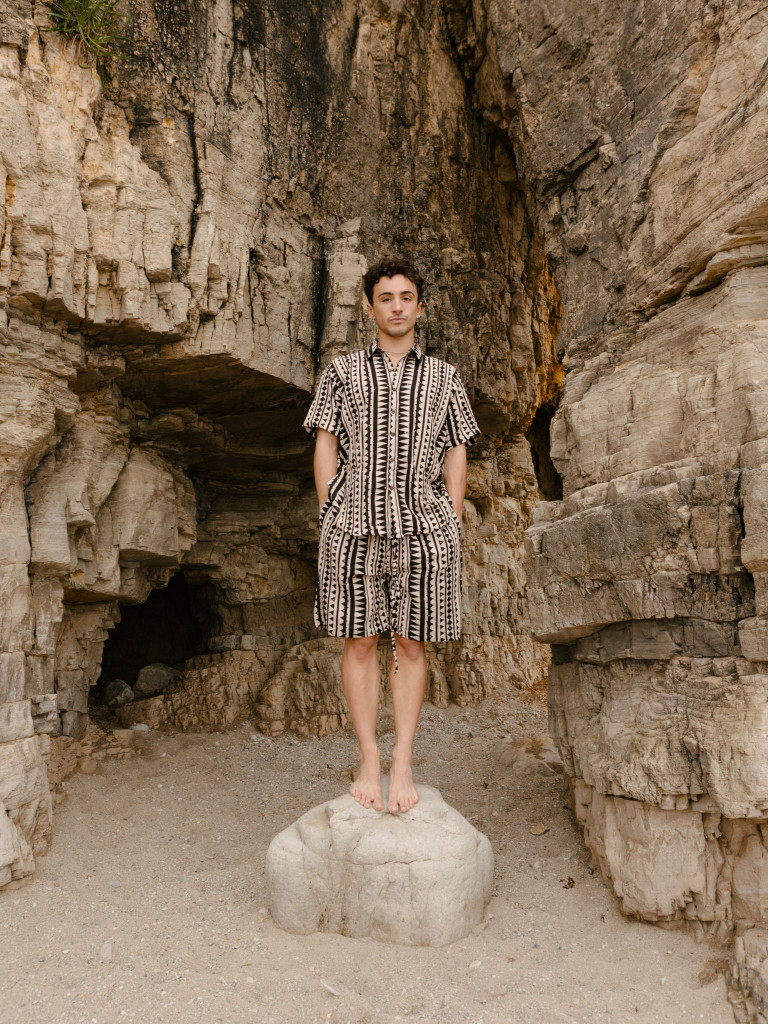 LA PLAYA BLACK SHORT TROUSERS / BERMUDA