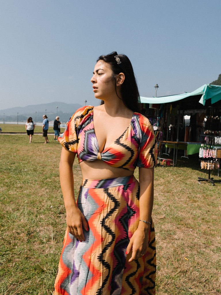 CONJUNTO MAZUNTE  TOP + FALDA