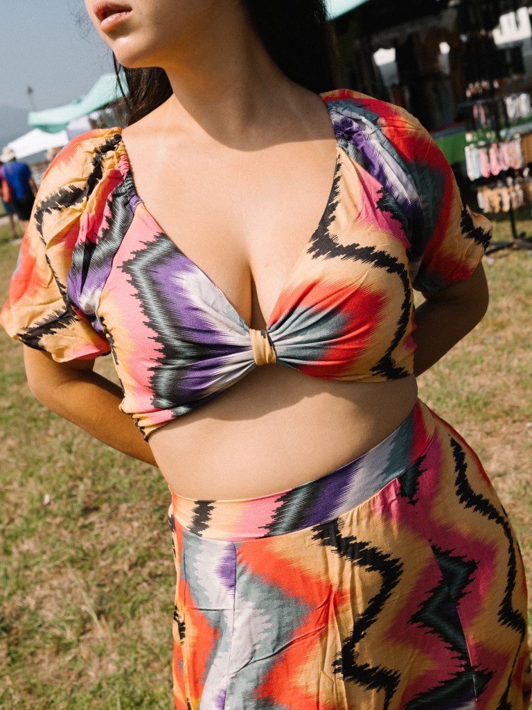 CONJUNTO MAZUNTE  TOP + FALDA