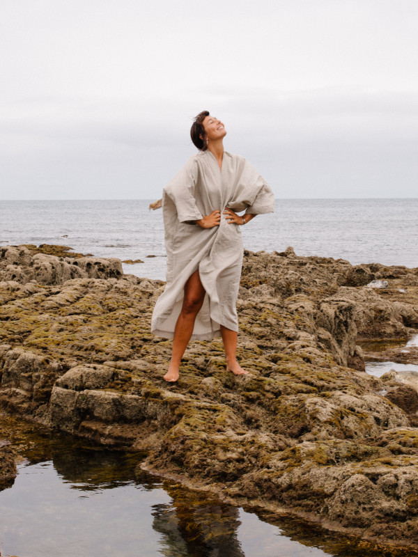 ISLA LINEN KIMONO