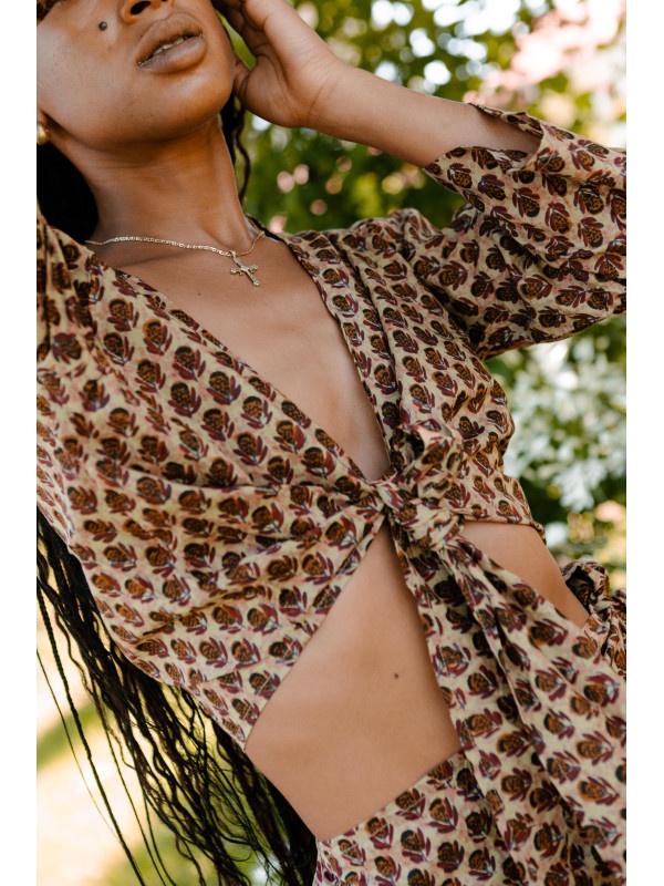 CONJUNTO JUST DREAMY CREAM  CAMISA + FALDA/PANTALÓN 2