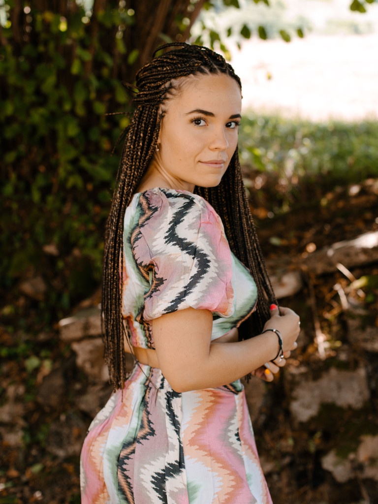 CONJUNTO MAZUNTE PASTEL  TOP + FALDA