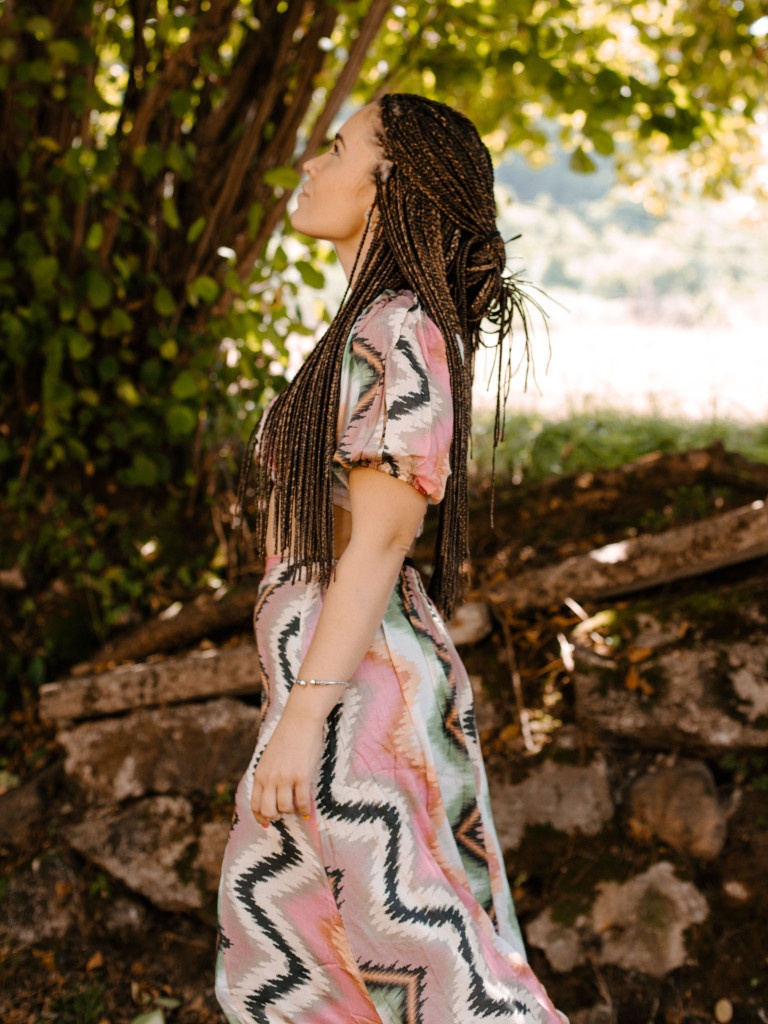 CONJUNTO MAZUNTE PASTEL  TOP + FALDA