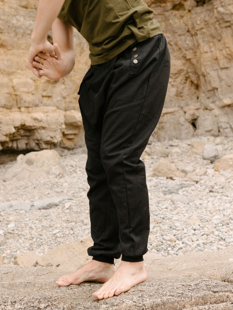 BLACK ON THE ROAD TROUSERS