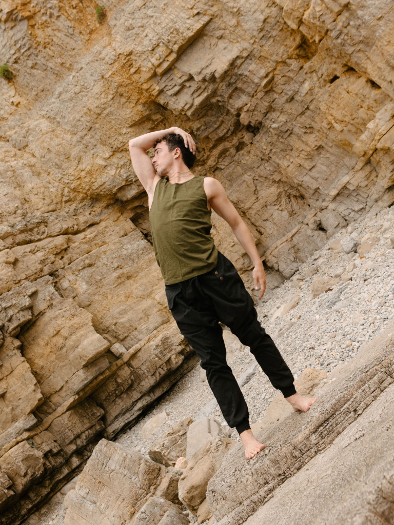 BLACK ON THE ROAD TROUSERS