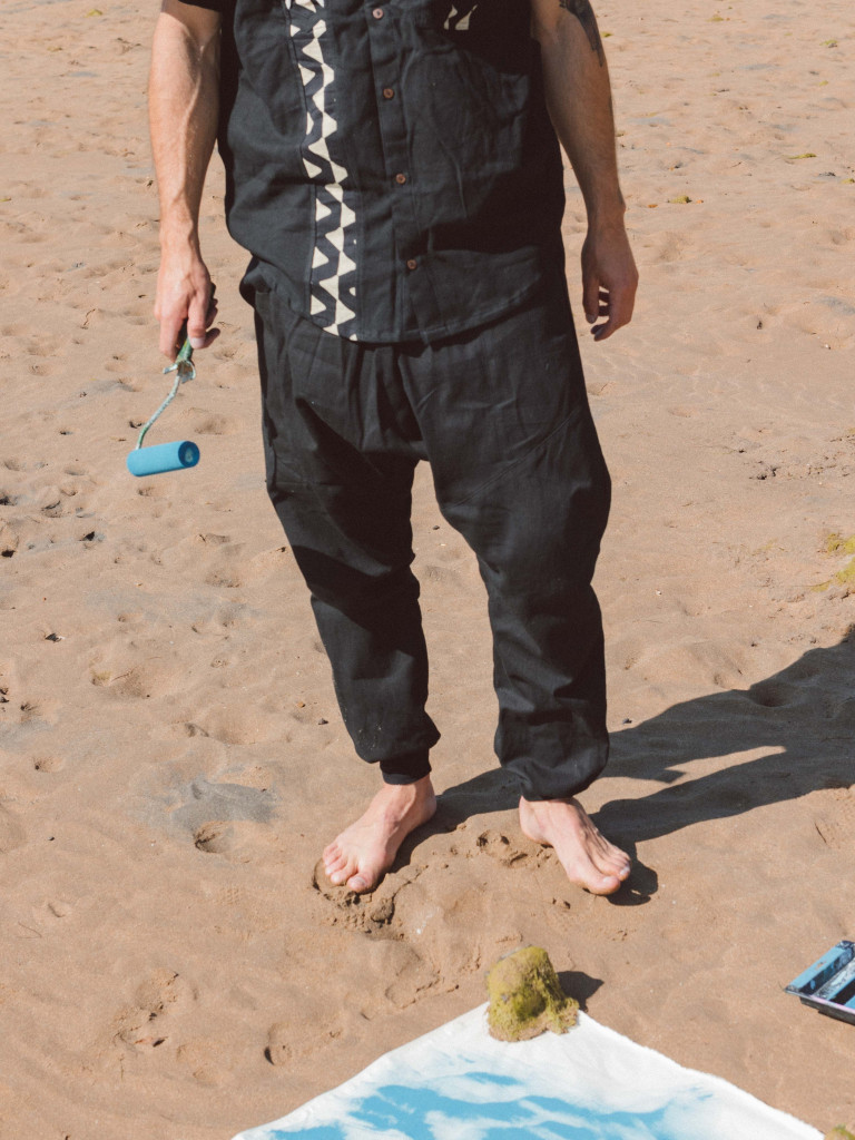 BLACK ON THE ROAD TROUSERS