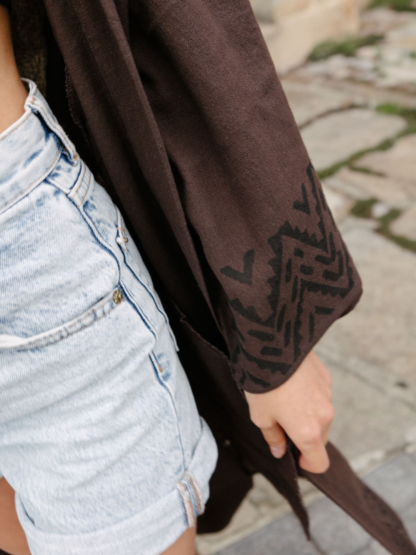 KIMONO LAGUNA BROWN 2