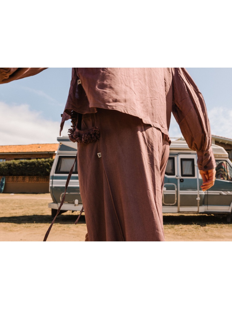 CONJUNTO ES CAVALLET BURDEOS CAMISA +...