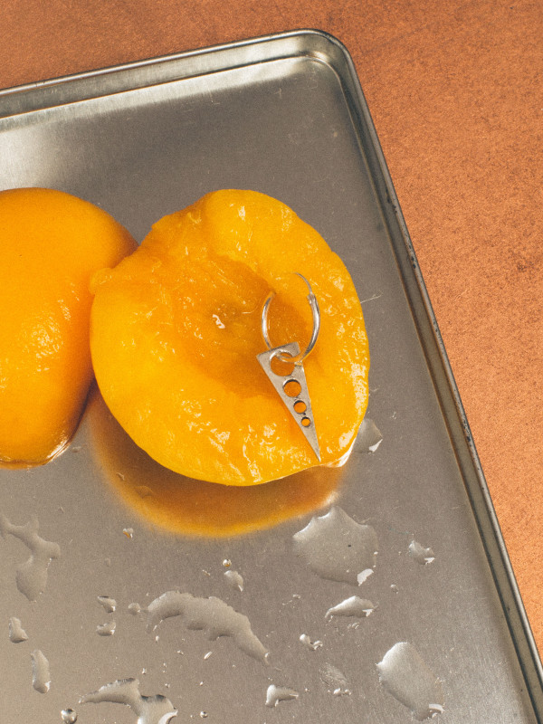 PENDIENTE CIBERPUNK PLATA